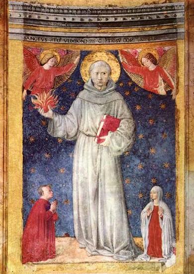 GOZZOLI, Benozzo St Anthony of Padua. Norge oil painting art